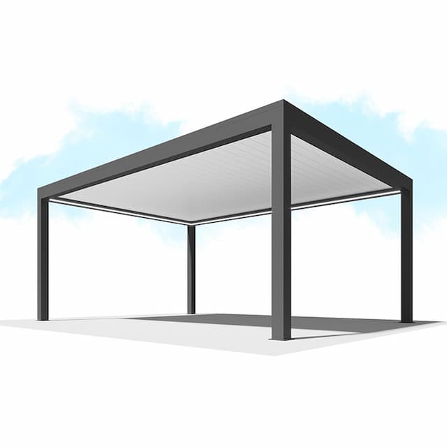 Пергола Сити-Форм Pergola В500-25П Bioclimatic с поворотными ламелями ЛАМЕЛЬ 250 X 53 (2,5х3,5) 1 модуль