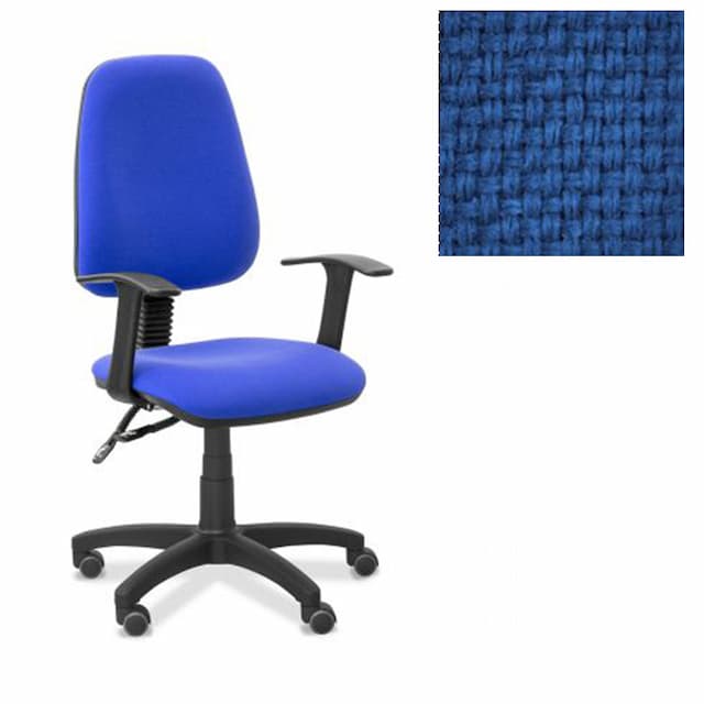 Офисное кресло для персонала Юнитекс Эльза Т colori ткань Colori синяя