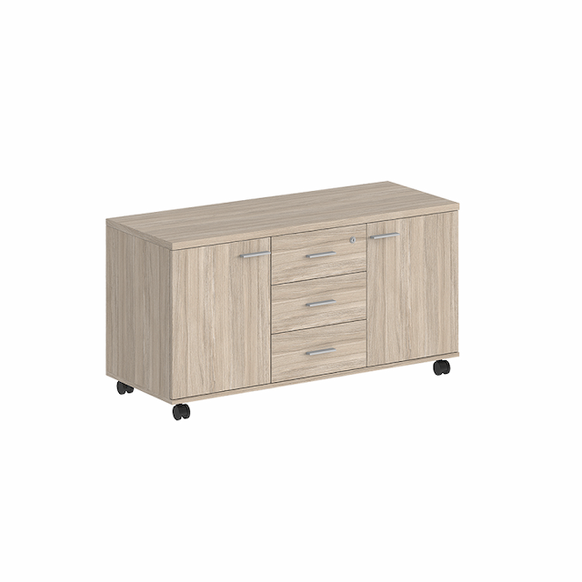 Тумба сервисная с 3 ящ., замком, 2 фасадами Norden Сигма SG.621.OL.OL