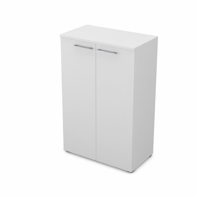 Шкаф АЛСАВ Gloss line 9НШ.017.1 белый премиум/металл глянец