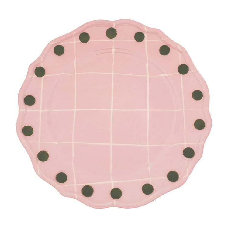Тарелка Ø 27 см Bitossi Quadri QRI00301 Rosa