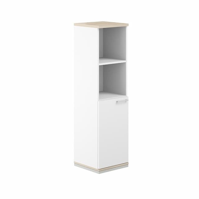 Шкаф полуоткрытый Norden Allegro AG.217.WH.AR.WH.L