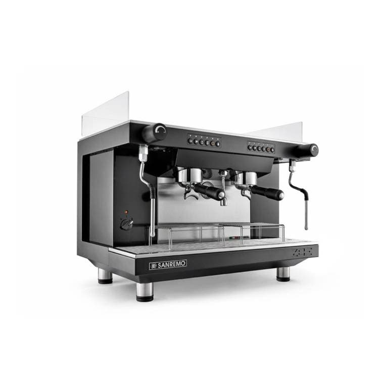Кофемашина Sanremo Zoe SED (автомат) 2 высокие гр. чёрная