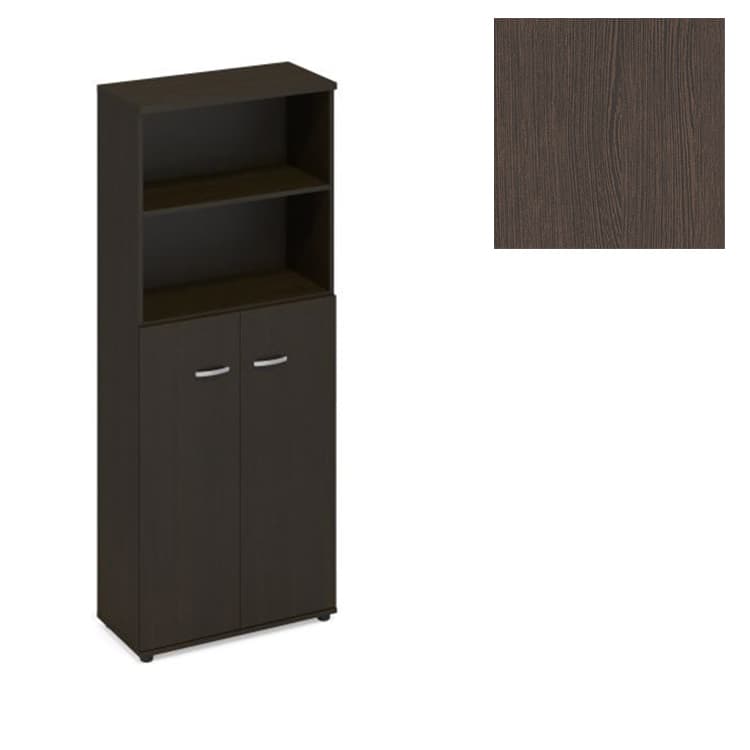Шкаф для документов полузакрытый Юнитекс А4 (78x36.4x193) А4 9378 ВТ венге