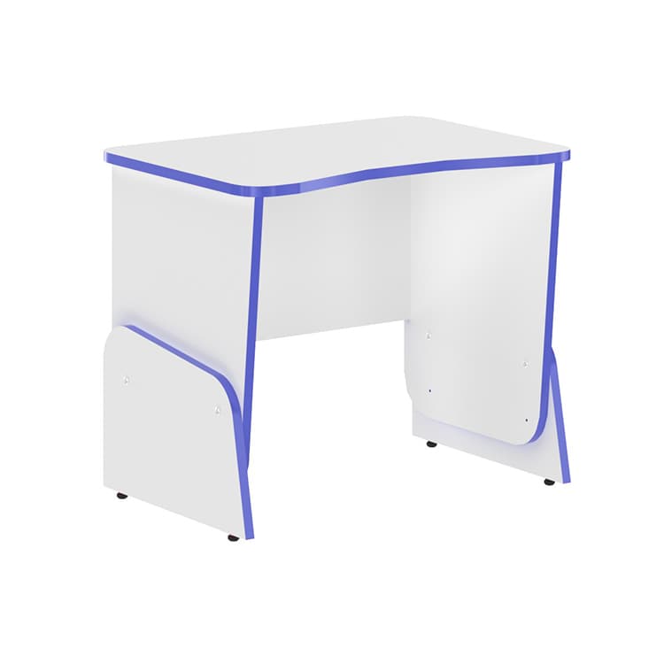Стол компьютерный игровой Skyland STG 7050 белый/дельфт (синий) 700х500х595/695 SKILLL