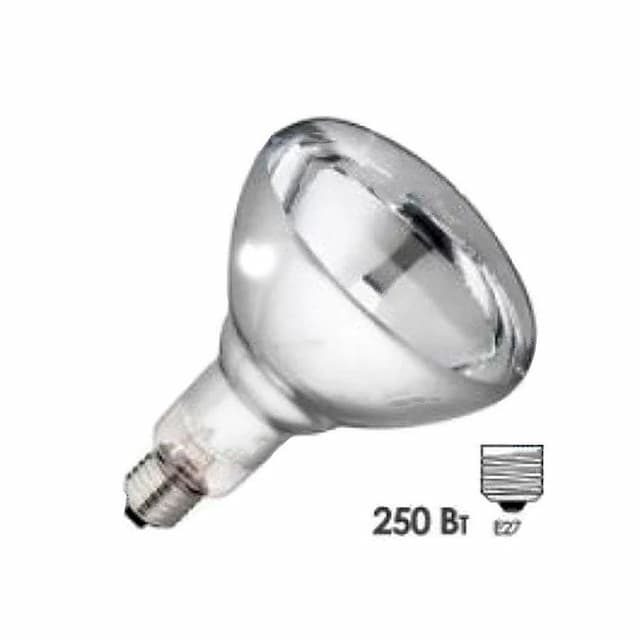 Лампа инфракрасная Hurakan 250W Е27 для HKN-DL