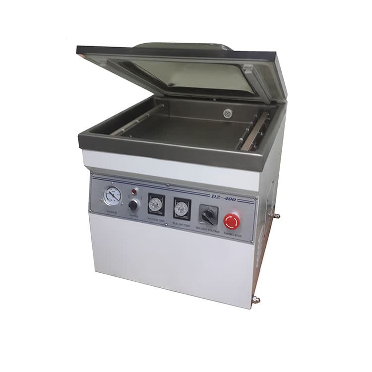 Настольная вакуум-упаковочная машина  Hualian Machinery DZ-400/2T нерж.