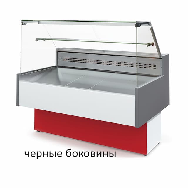 Витрина холодильная МХМ ТАИР ВХС-1.8 Cube (черные боковины)