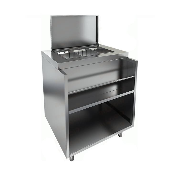 Барная станция с крышкой и лотком Hicold НБМВЛ-10/7КР