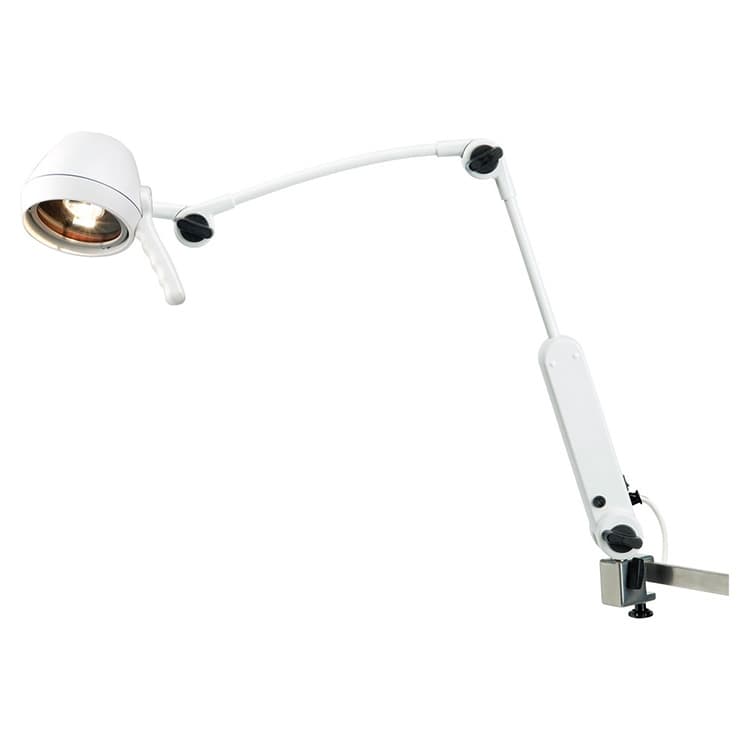Лампа смотровая Серии 1 галогенная Apexmed настенная, с двойным шарнирным подпружиненным держателем