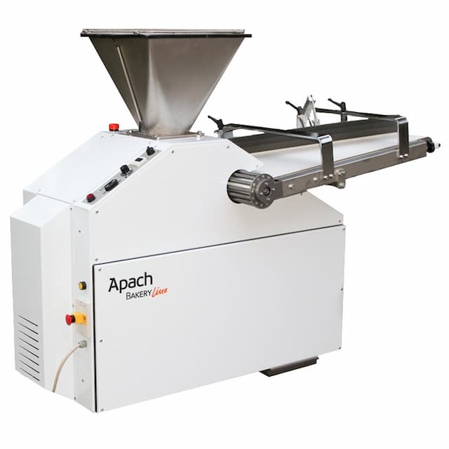 Тестоделитель вакуумный  APACH BAKERY LINE SD100 SA с теф. бункером, сист-й смазки приводом конв-ра