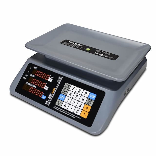 Торговые настольные весы MERTECH M-ER 321 AC-15.2 "MARGO" LED