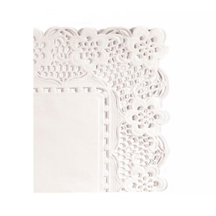 Салфетка ажурная белая 37x26 см, 250 шт/уп, Garcia de PouИспания